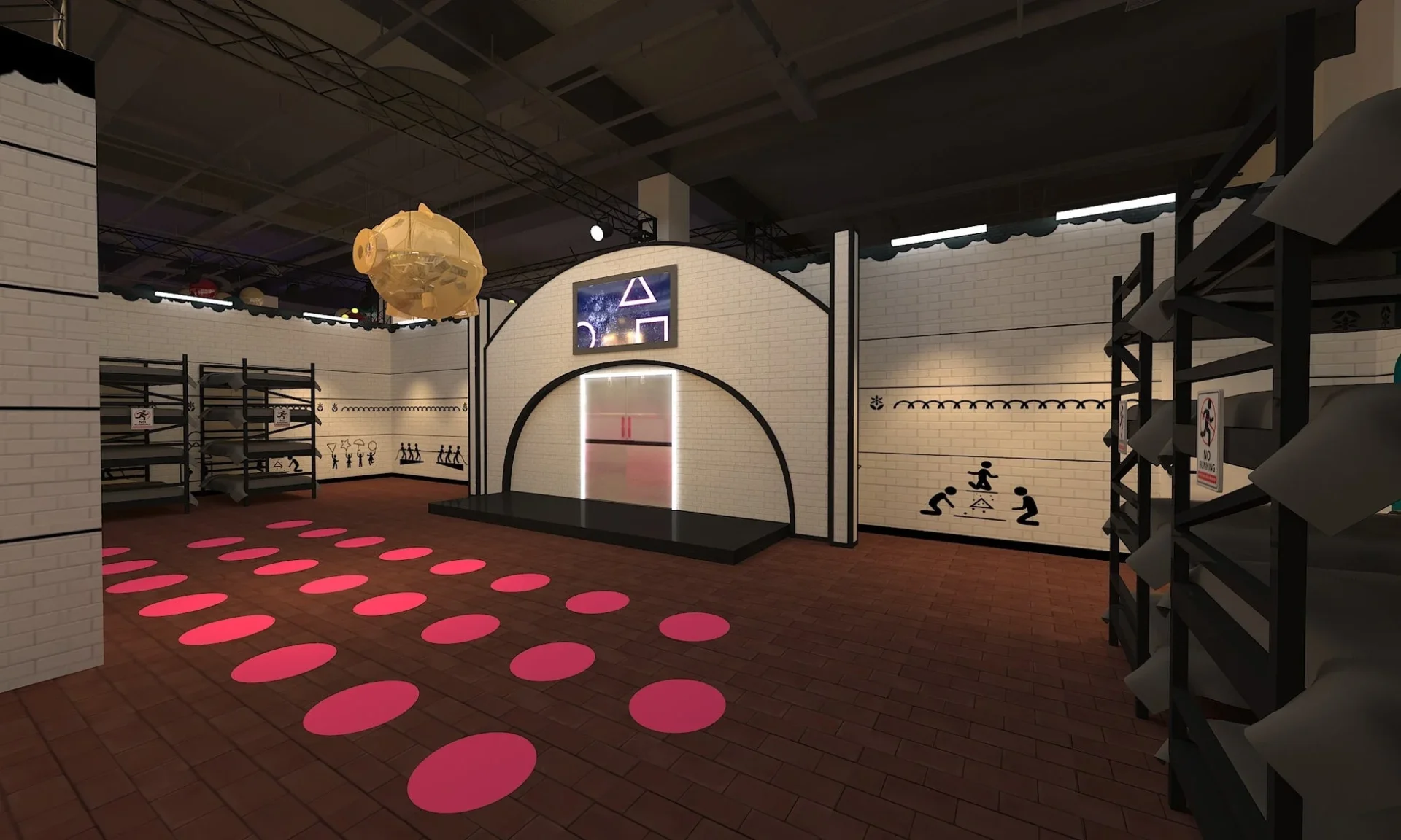 Netflix渋谷リアル・イカゲームのバンクルーム