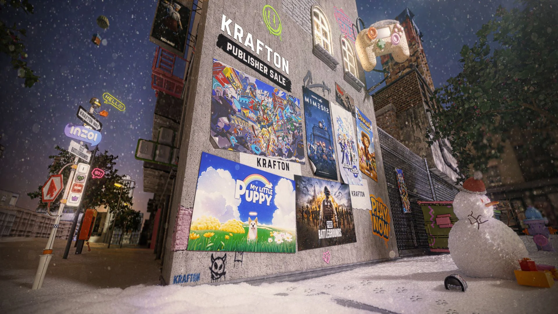 KRAFTON、Steamでパブリッシャーセール開催！　12月11日より開始