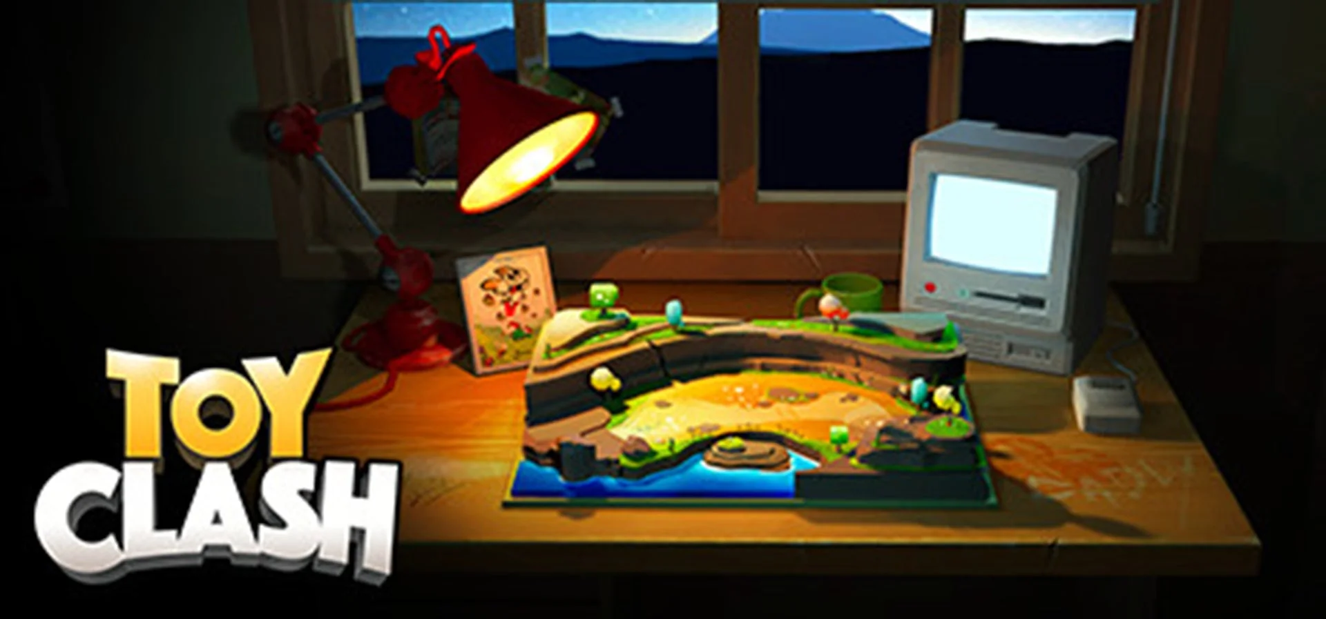 ストラテジーゲーム『TOY CLASH』のキービジュアル