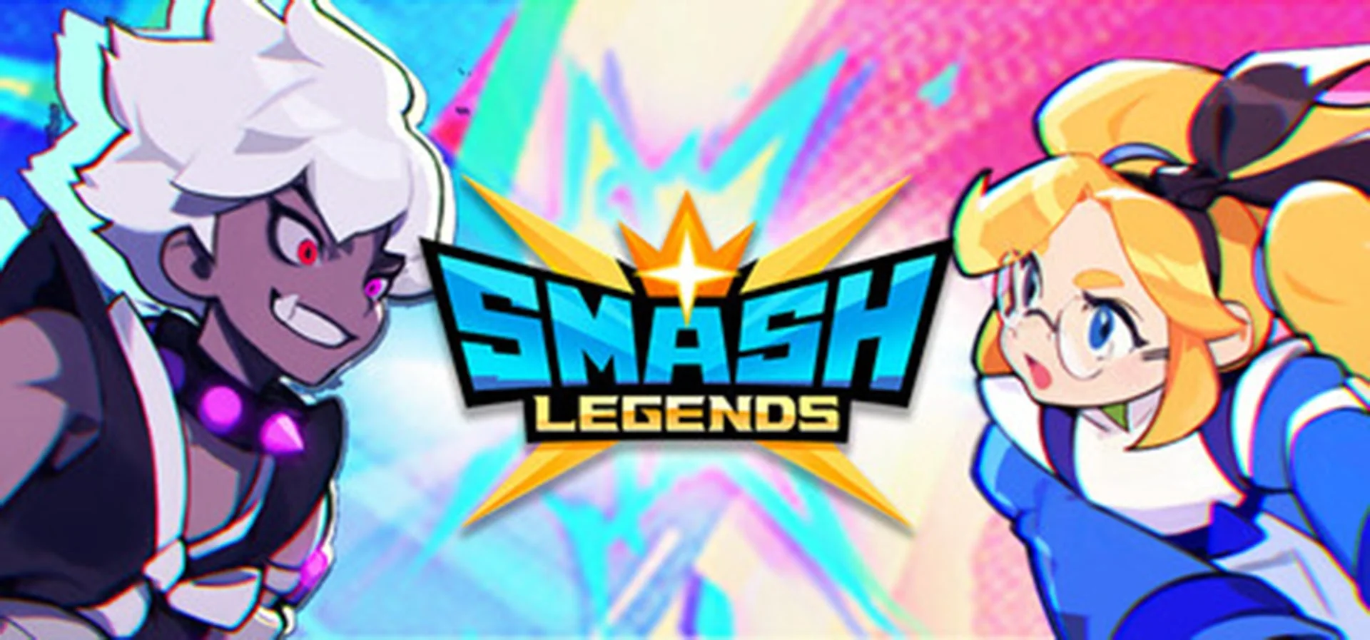 アクション対戦ゲーム『SMASH LEGENDS』のキービジュアル