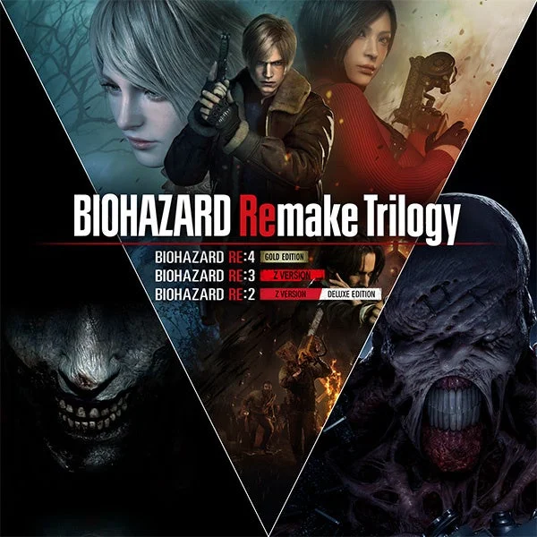 バイオハザード リメイク トリロジーのキービジュアル