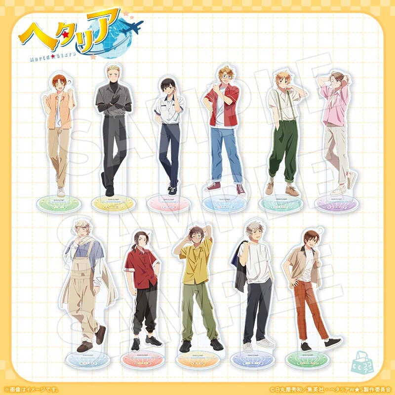 オリジナルグッズのアクリルスタンド全11種