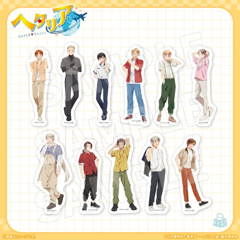 オリジナルグッズのステッカー全11種