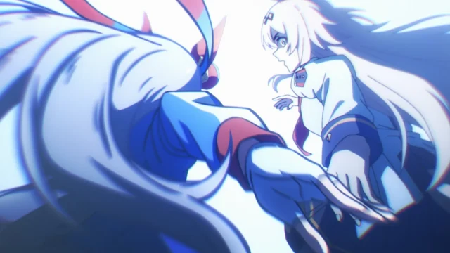 対峙するオグリキャップとタマモクロス