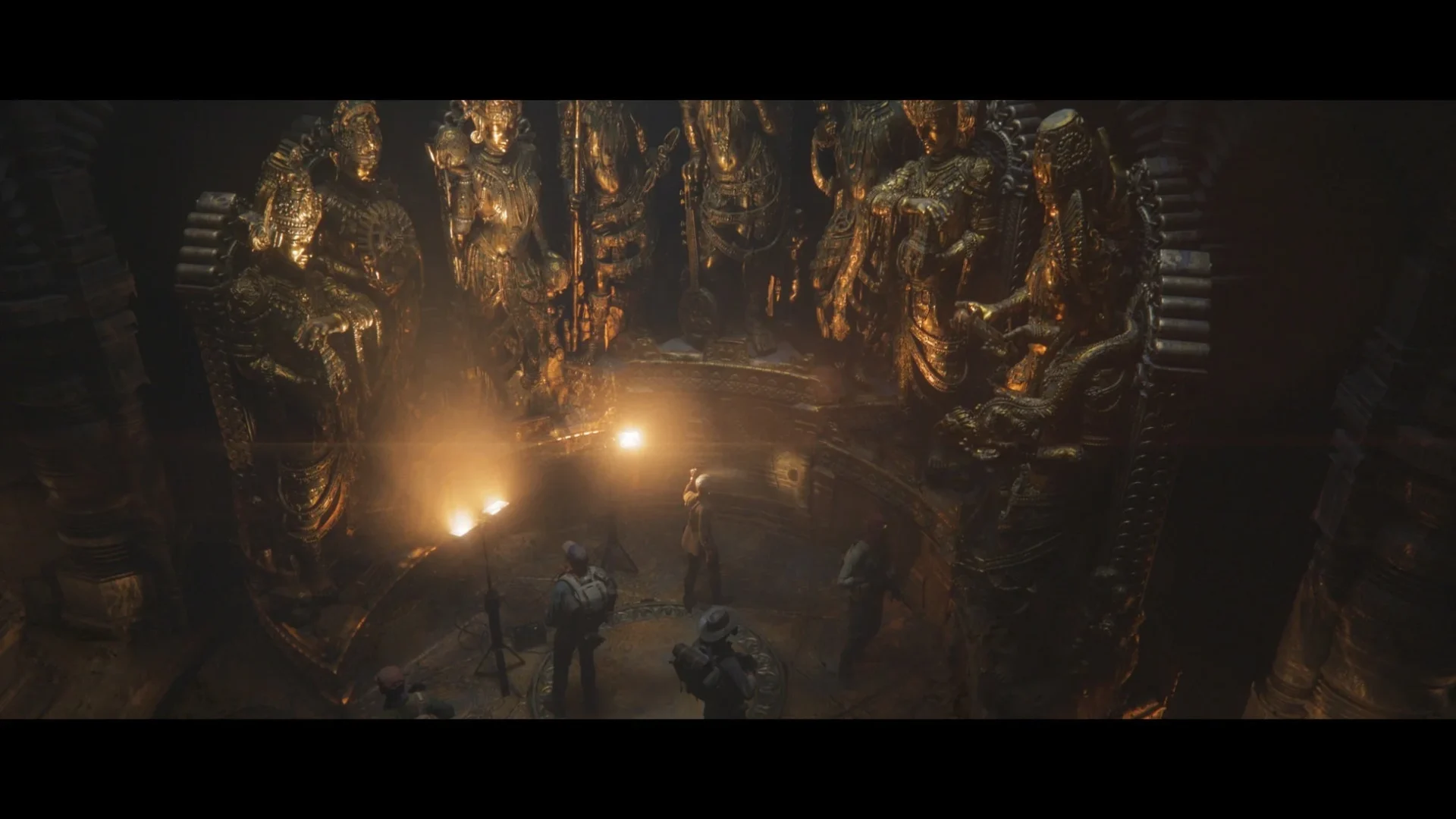 『Tomb Raider: Catalyst』に登場する古代遺跡の内部。