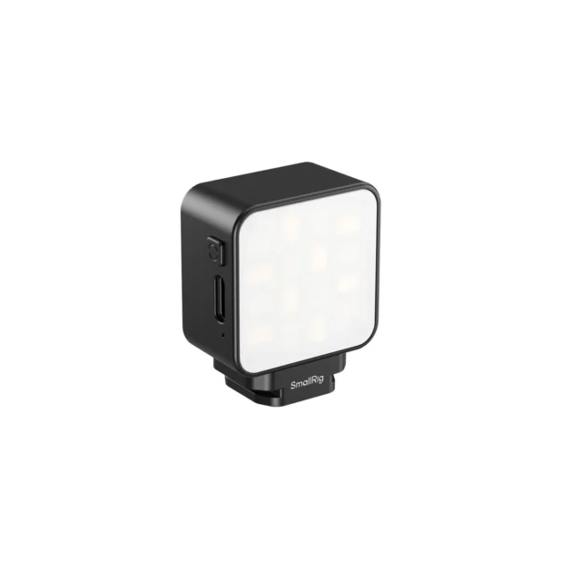 SmallRigアクションカメラLEDビデオライトの単体写真