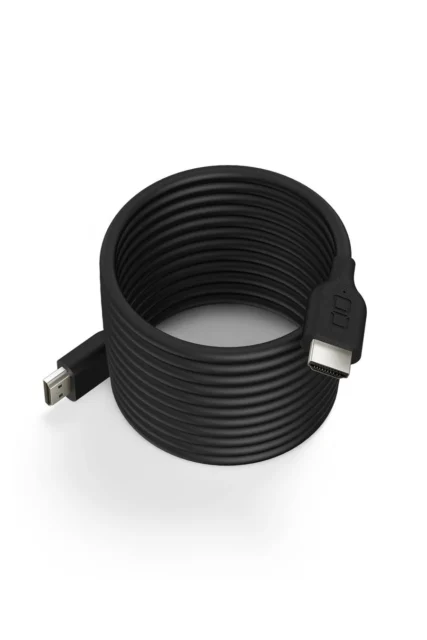 スパイラルシリコンケーブル HDMI to HDMI 2m