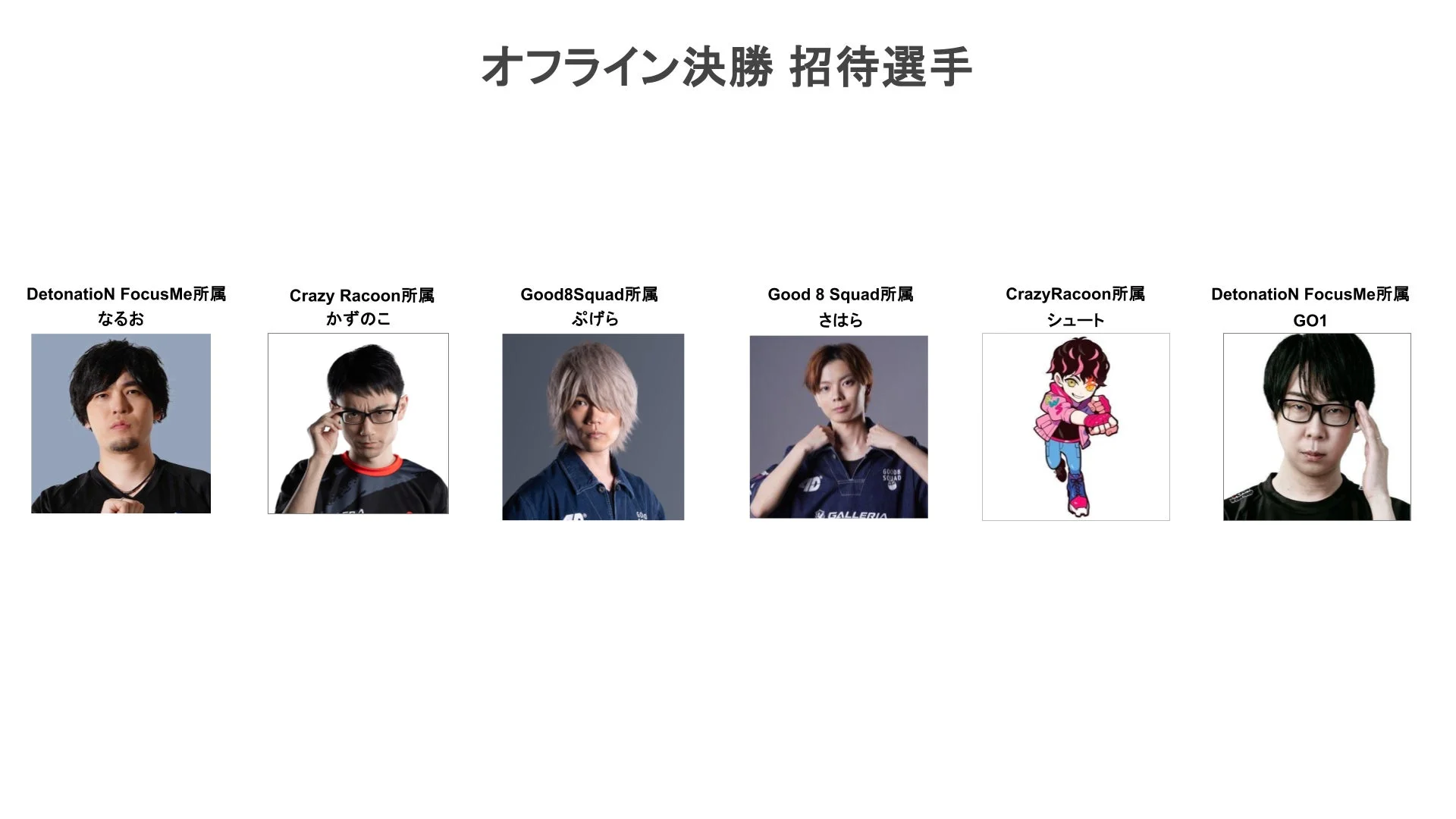 inゼリー esports World Challenge Cup 2025オフライン決勝招待選手