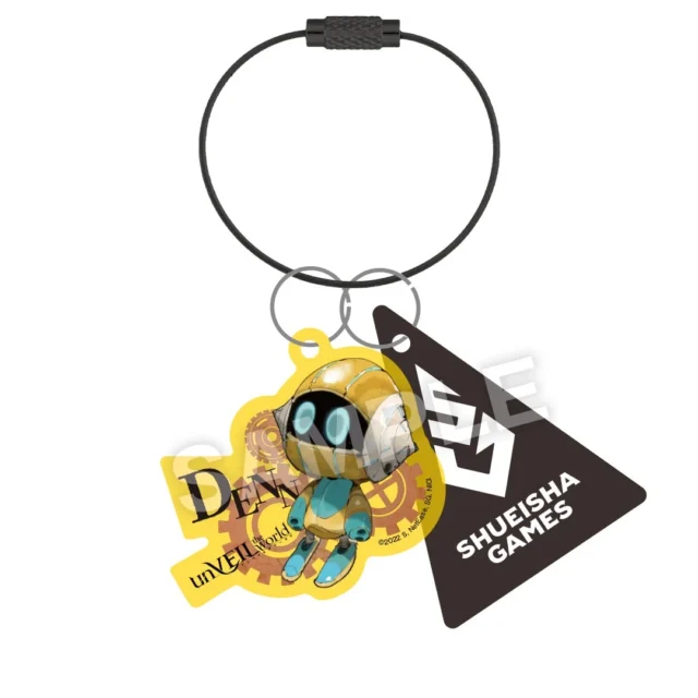『unVEIL the world -アンベイル ザ ワールド-』マスコットキャラクター「デン」のキーホルダー