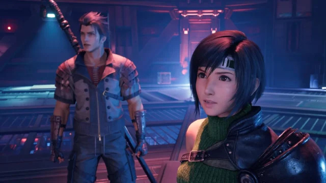 ザックスとユフィのゲーム画面