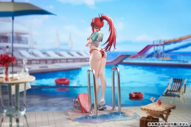 ラピ：レッドフード - レッドフレーバー フィギュアのプールサイドでの後ろ向き