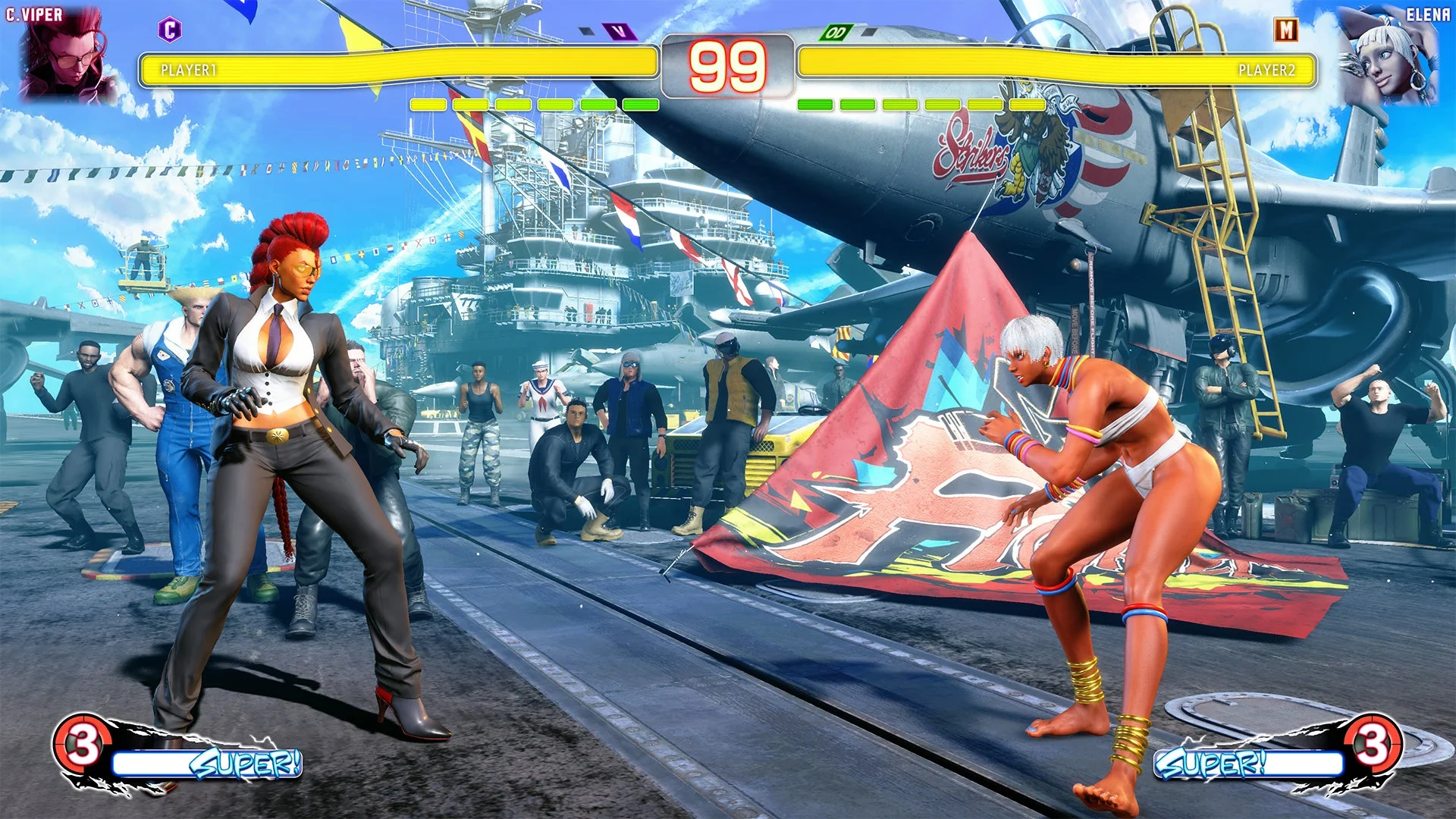 『ウルトラストリートファイターIV』風バトルHUD