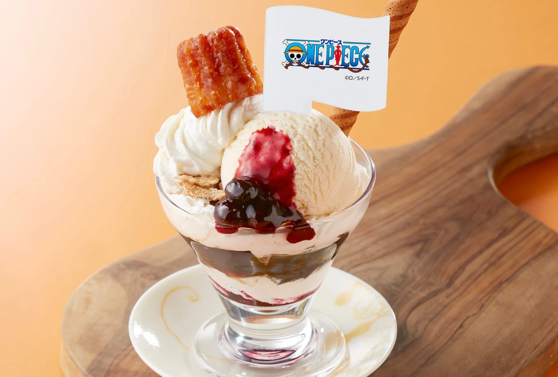 ブルックのヨホホホ♪ブルーベリーと紅茶ゼリーのパフェ