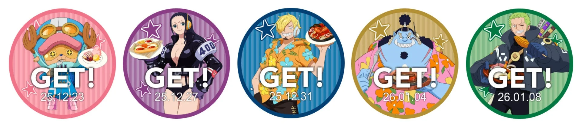 ジョイフル公式アプリのコラボオリジナルデザイン来店スタンプ