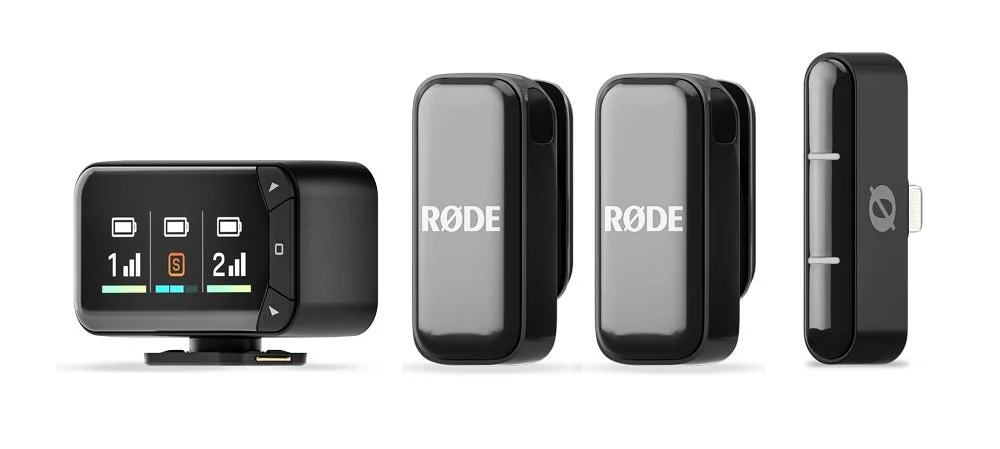 RØDE Wireless Micro Camera Kitの受信機と送信機