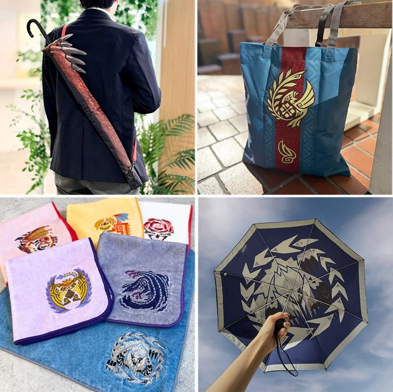 モンスターハンターワイルズ レインテーマグッズの着用・使用イメージ