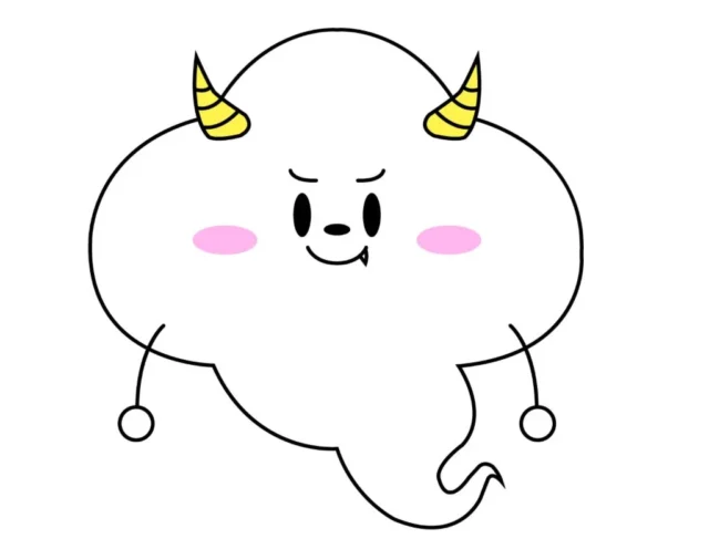 サンサンキッズTVのキャラクター「くもりん」