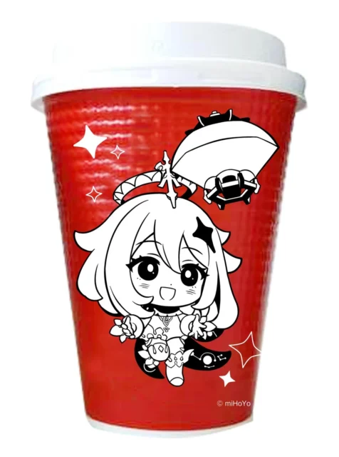 大人気ゲーム『原神』の人気キャラクター「パイモン」がデザインされたFAMIMA CAFÉカップ