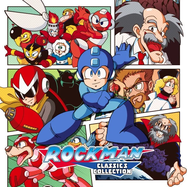 ロックマン クラシックス コレクションのゲームパッケージアート