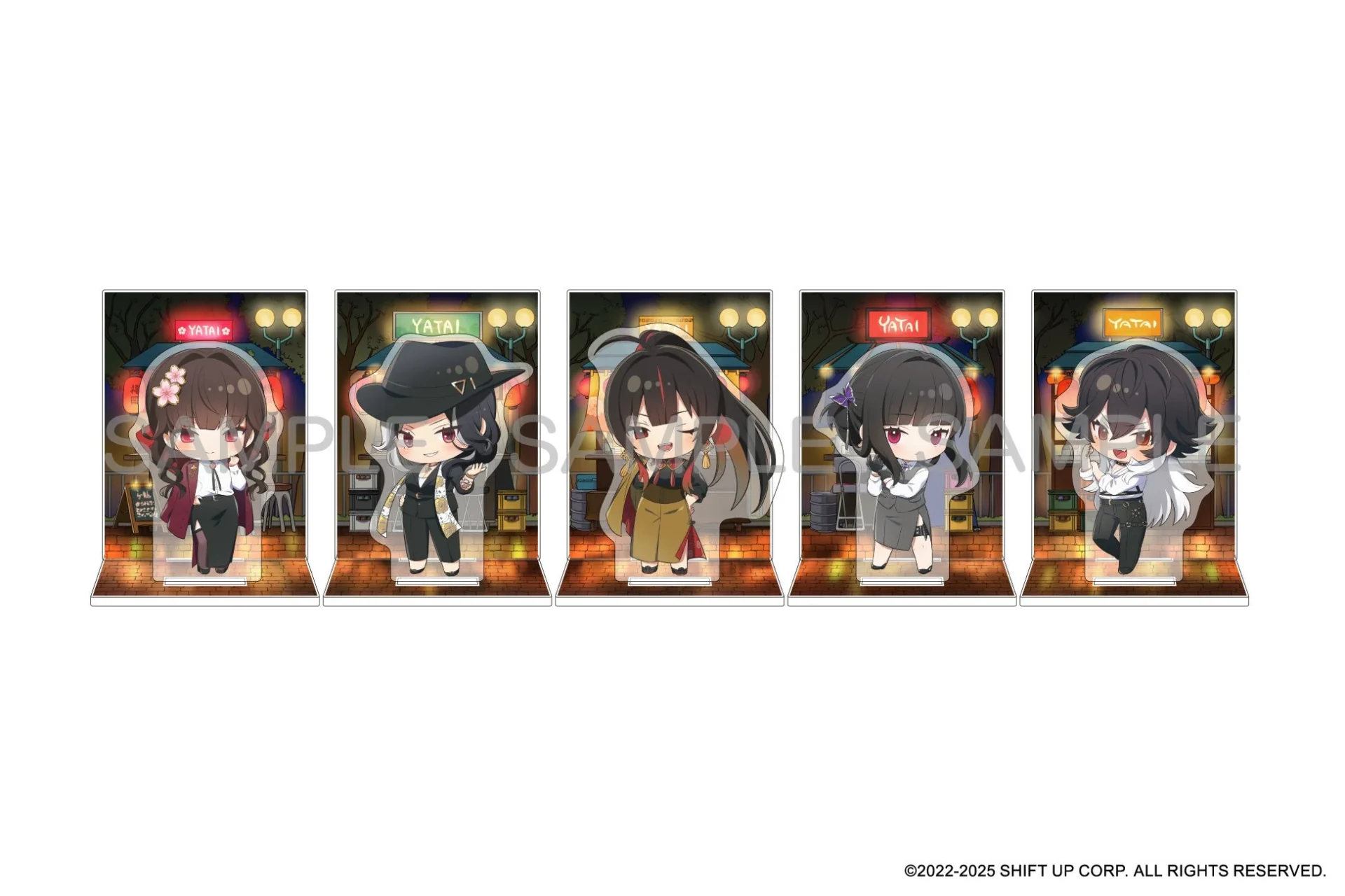 福岡限定「トレーディングミニジオラマアクリル」全5種