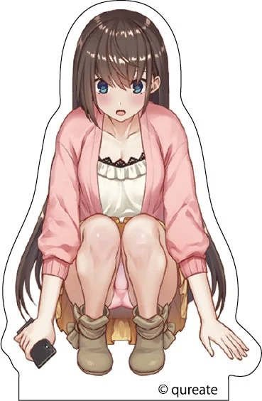 『廃深』ヒロイン生駒美桜のアクリルブロック。