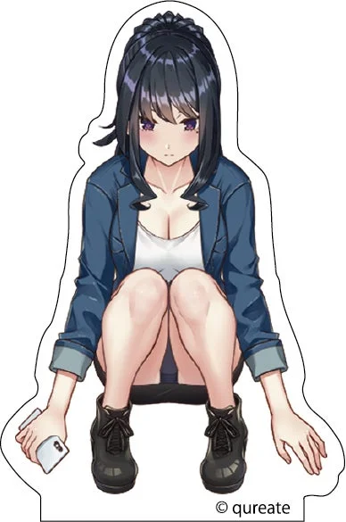 『廃深』ヒロイン白石梓のアクリルブロック。