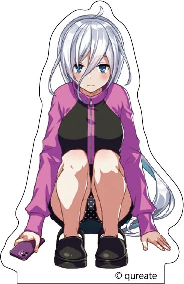 『廃深2』ヒロイン柊藍那のアクリルブロック。