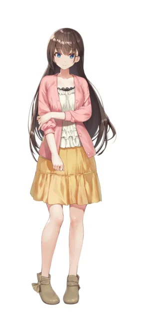 『廃深』ヒロイン生駒美桜の全身イラスト。