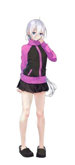 『廃深2』ヒロイン柊藍那の全身イラスト。