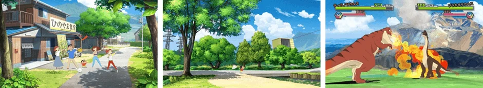 クレヨンしんちゃん『オラと博士の夏休み』のゲームプレイ画面