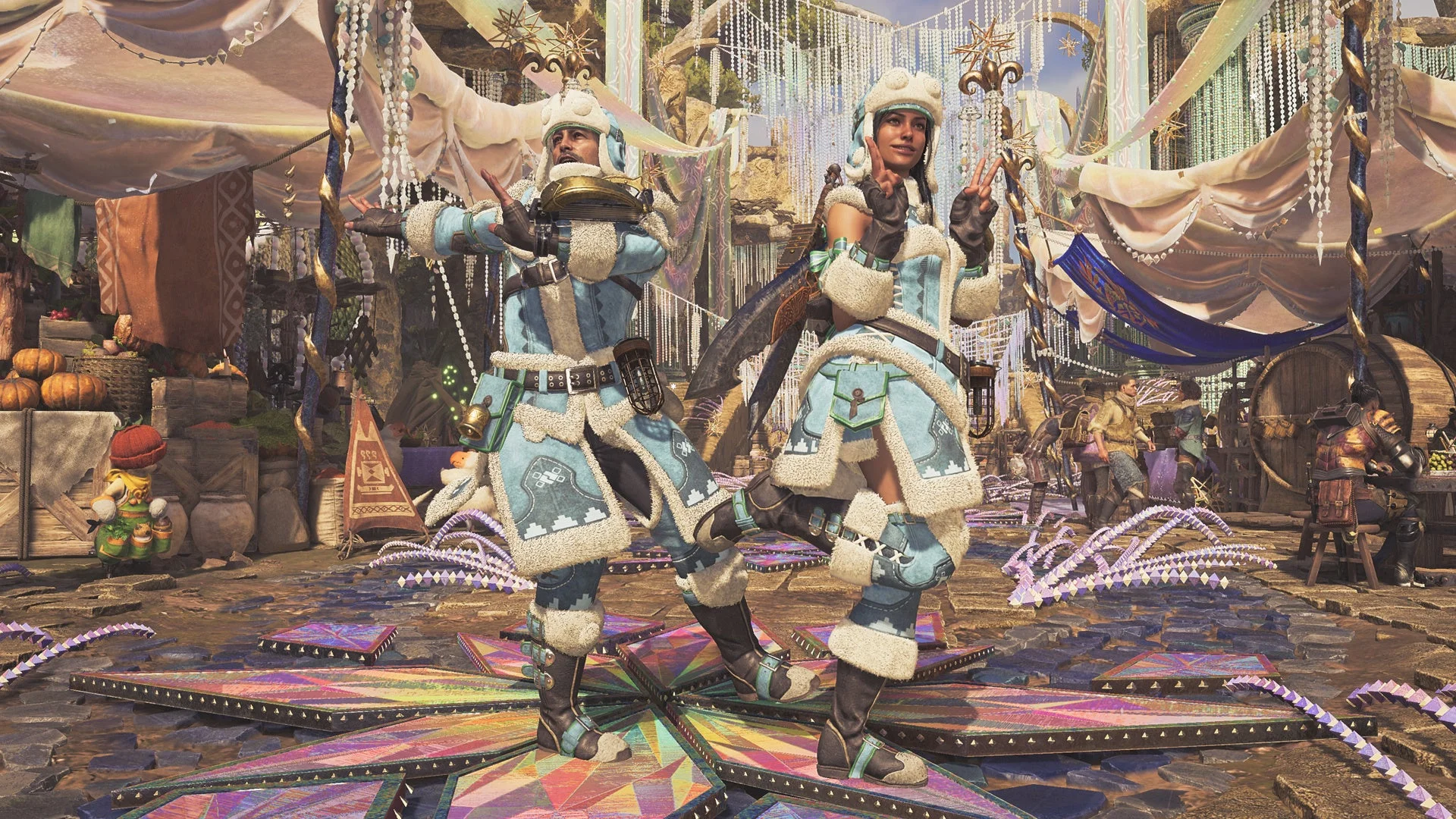 ハンター防具「オリオンαシリーズ」を装着したハンター