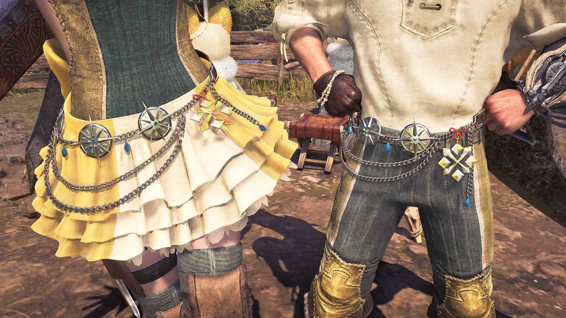 ハンターの腰防具「祝福の腰飾りα」