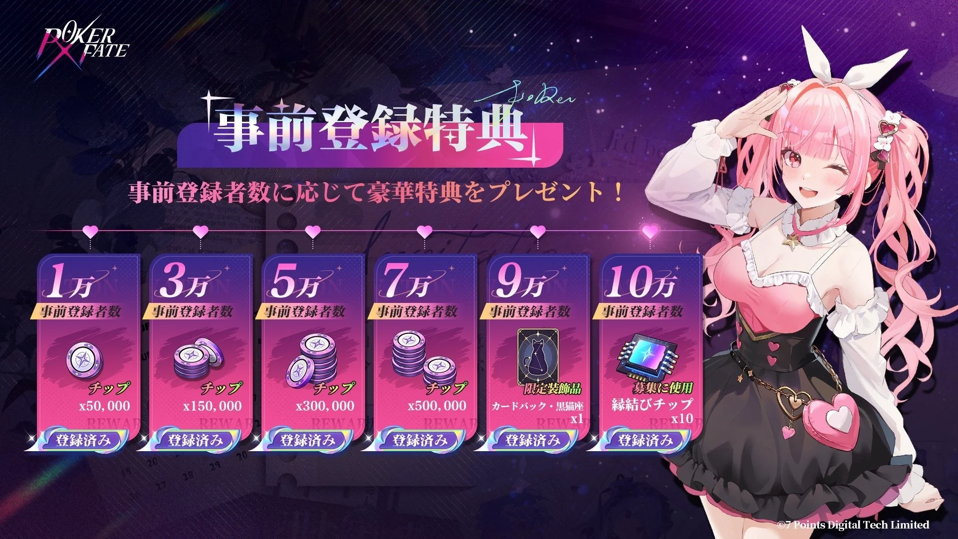 事前登録10万人突破で配布される豪華特典の一覧