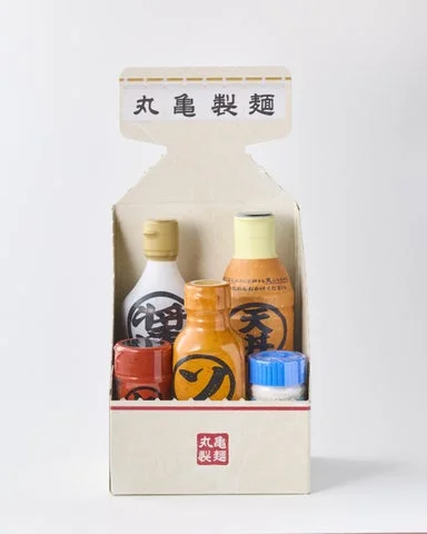 丸亀製麺 調味料五種セットの箱の中身