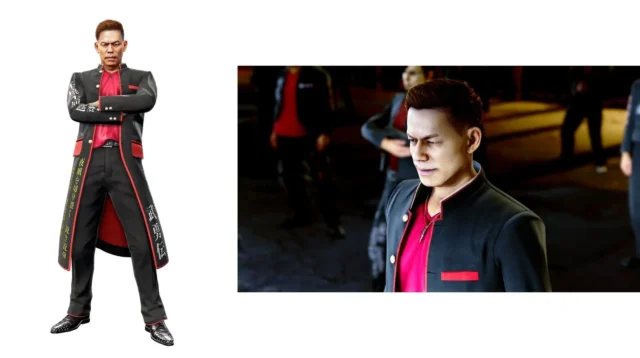 弾丸BOYZ総長ドグ坊のキャラクタービジュアルとゲーム内モデル