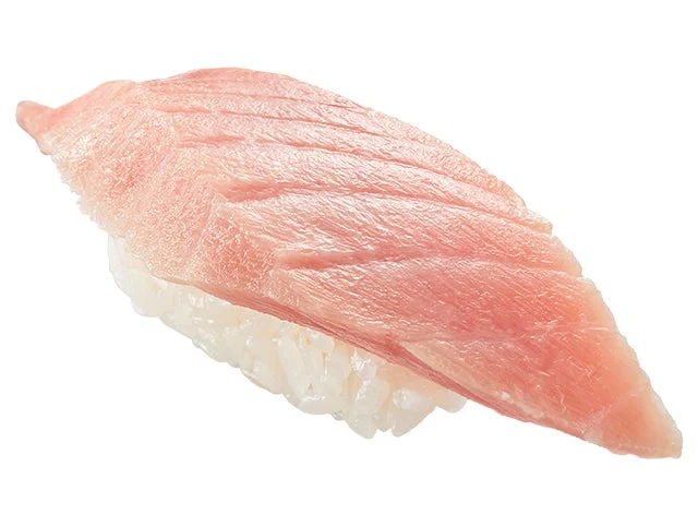 一本ずつ丁寧に活締めされたみなみ鮪の大とろがシャリに乗せられた一貫。