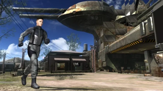 『バトオペ２』のベースキャンプで移動するパイロット