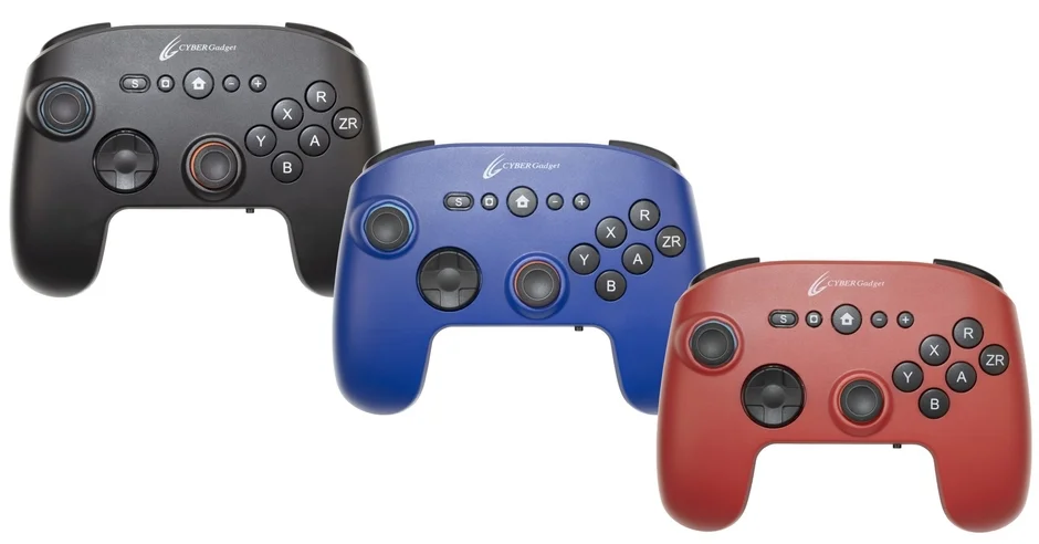 CYBER・ゲーミングコントローラー6B 無線タイプ(Switch2用)3色(ブラック、ブルー、レッド)