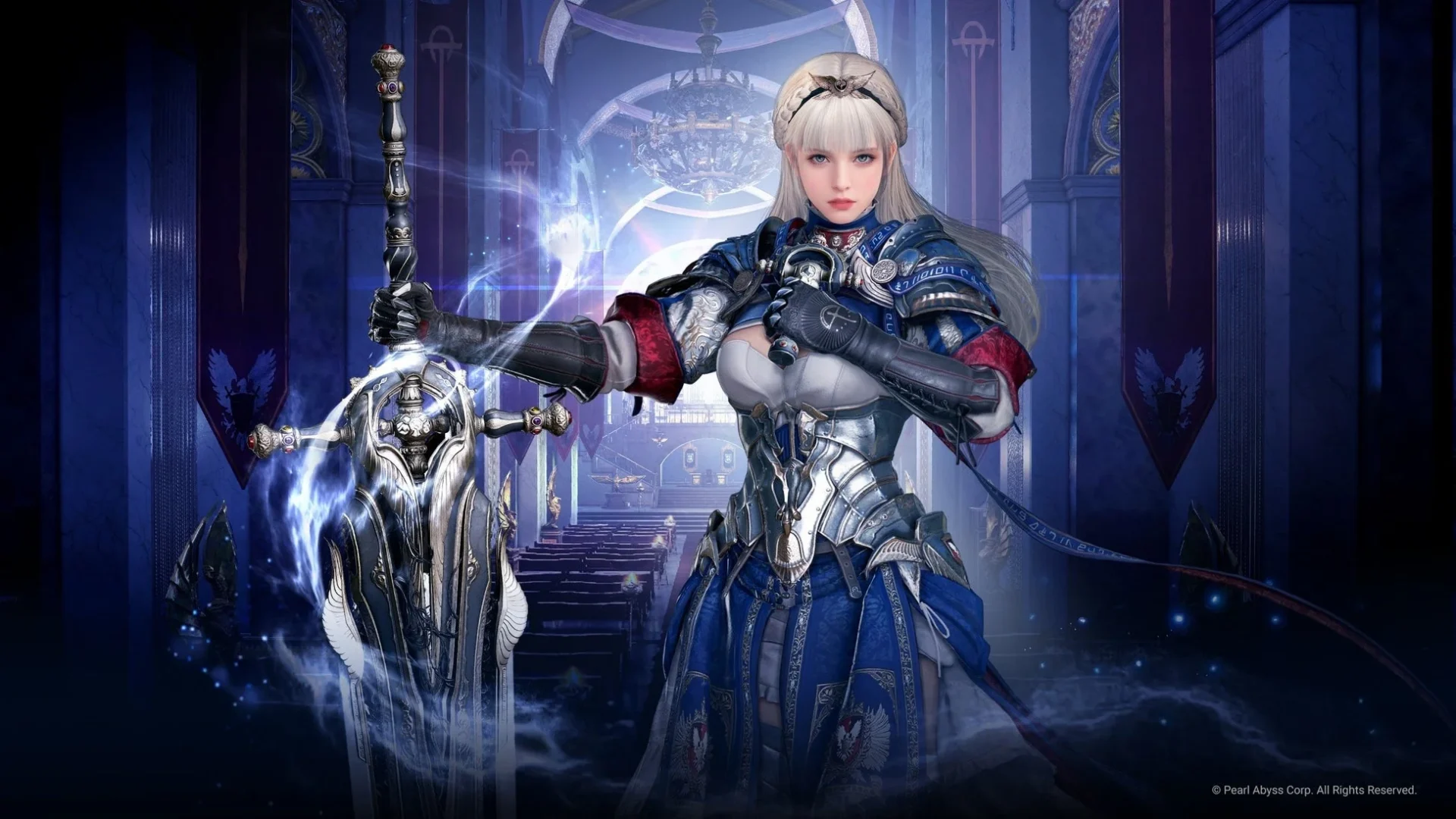 新クラス「セラフィム」が神聖力の大剣「聖約」を持つ姿