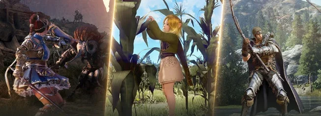 黒い砂漠の狩り、採集、釣りの様子。セラフィムの印章イベント関連