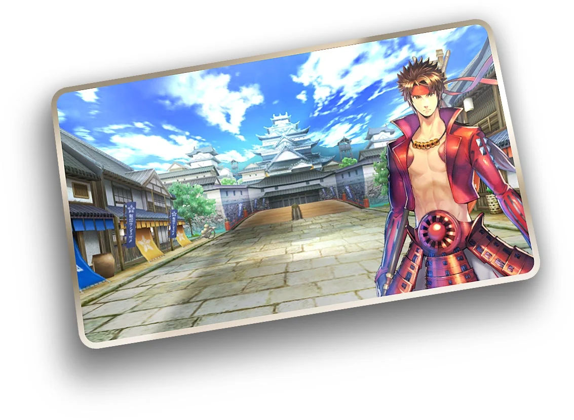 ログインボーナスで獲得できる真田幸村をテーマにした壁紙