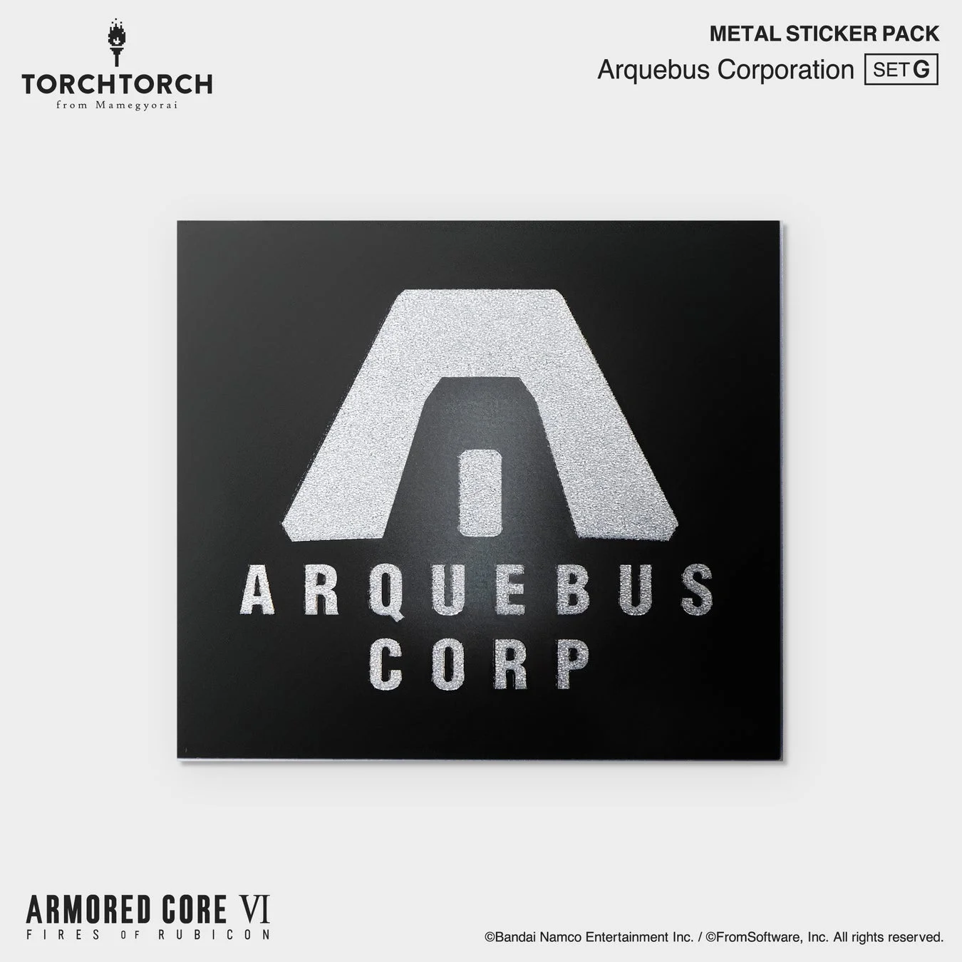 「アーキバス・コーポレーション」のメタルステッカー(SET G)