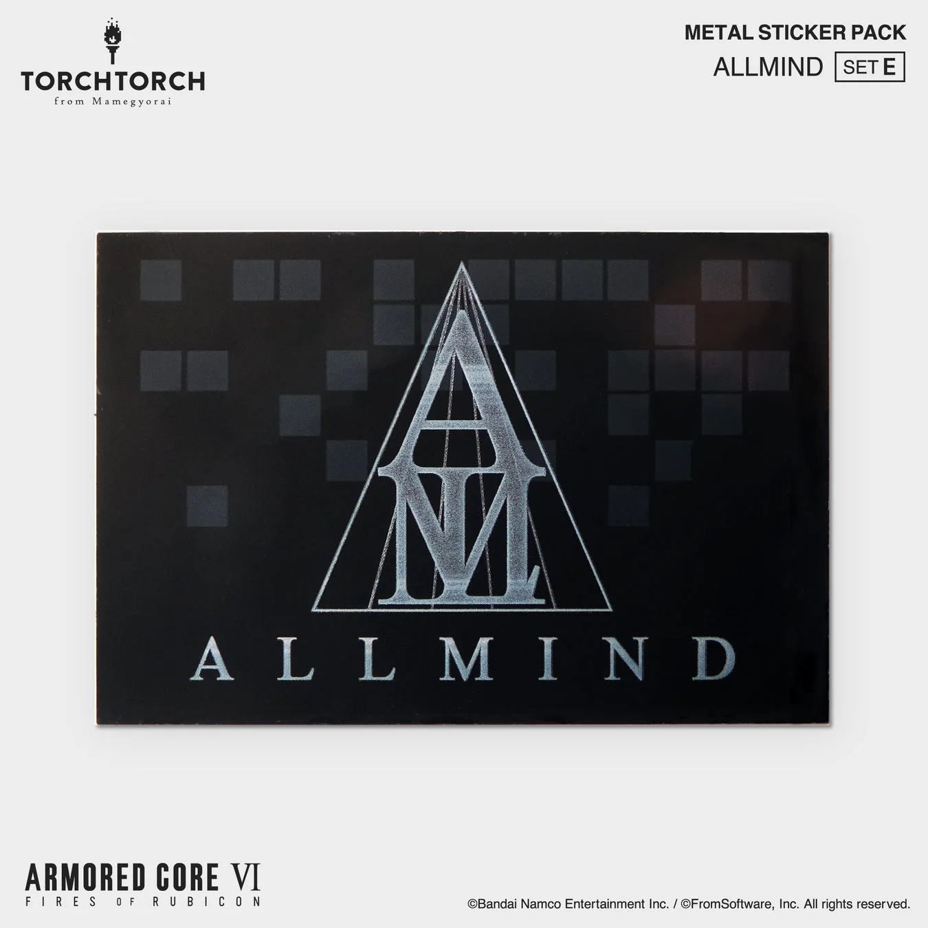 「オールマインド」のメタルステッカー(SET E)
