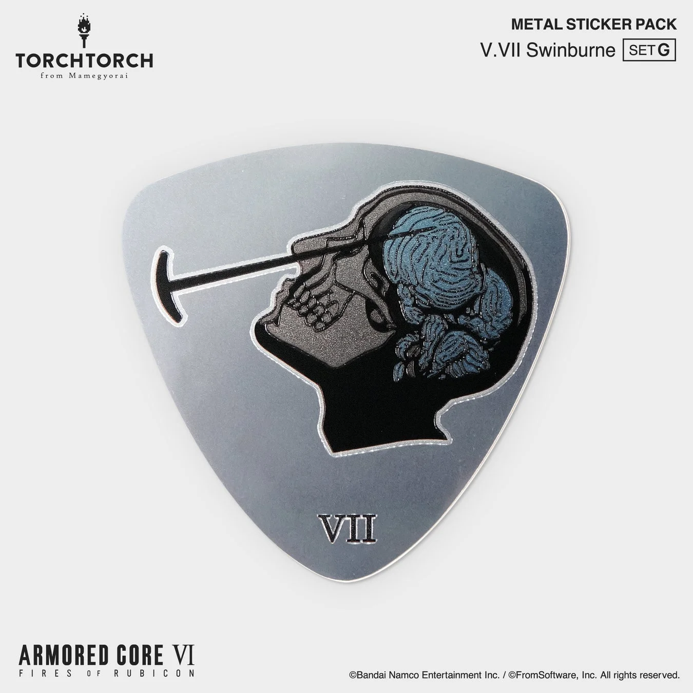 「V.VII スウィンバーン」メタルステッカーのリオトーン加工