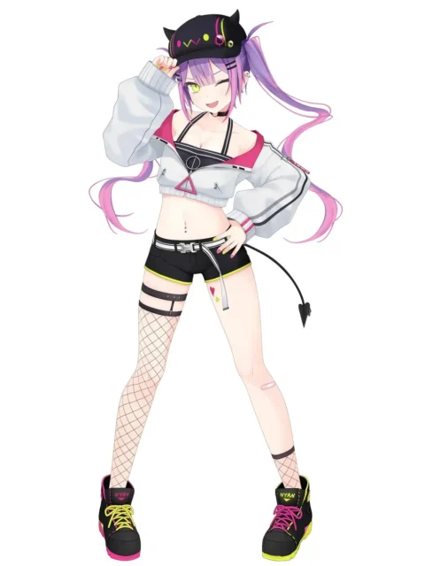 ホロライブプロダクション所属VTuber常闇トワさんのイラスト