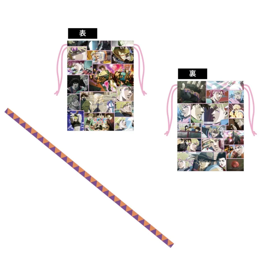 ミニゲームA賞：シーザーのバンダナ風リボンと巾着