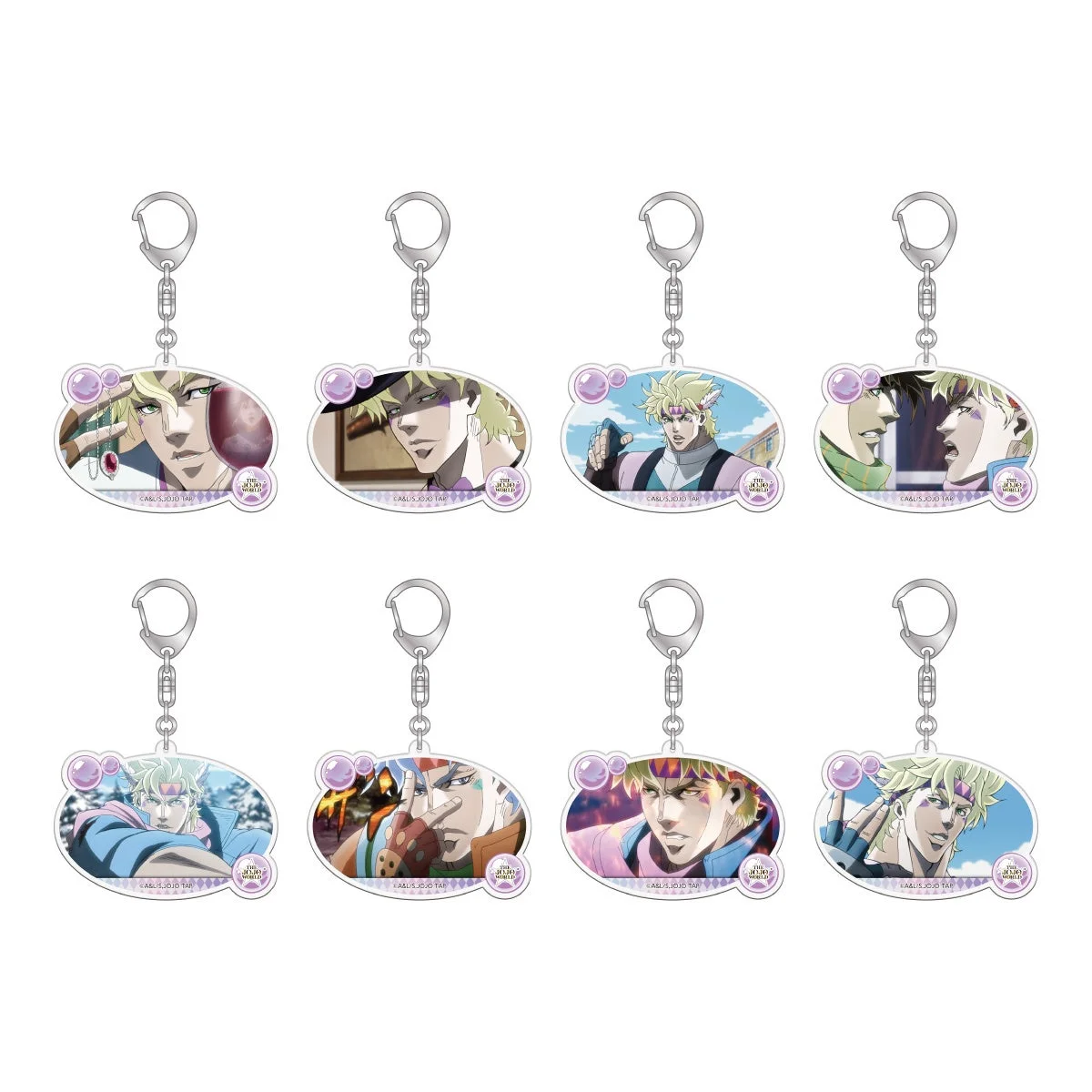 ミニゲームB賞：シーザーのアクリルキーホルダー全8種