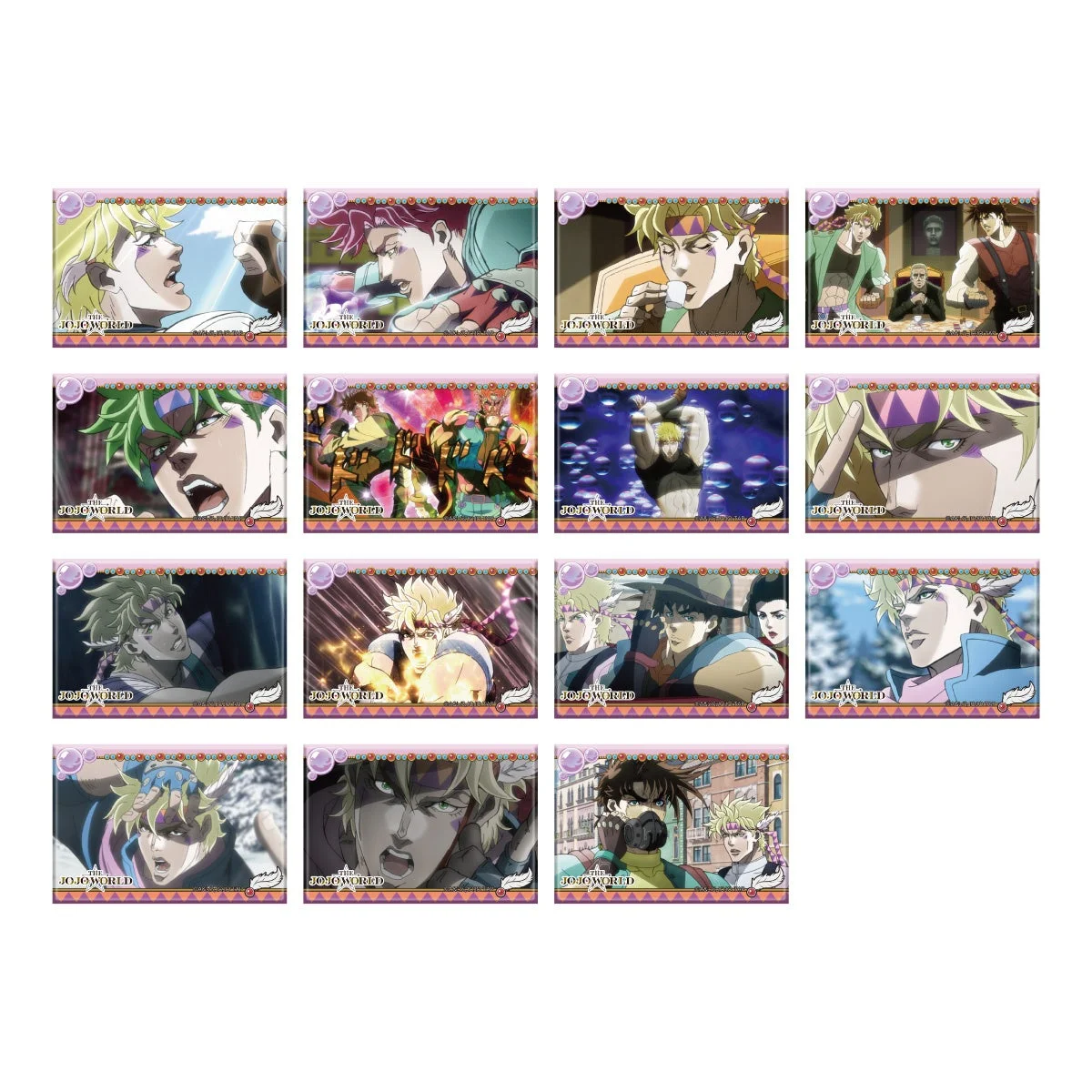 ミニゲームC賞：シーザーのスクエア缶バッジ全15種