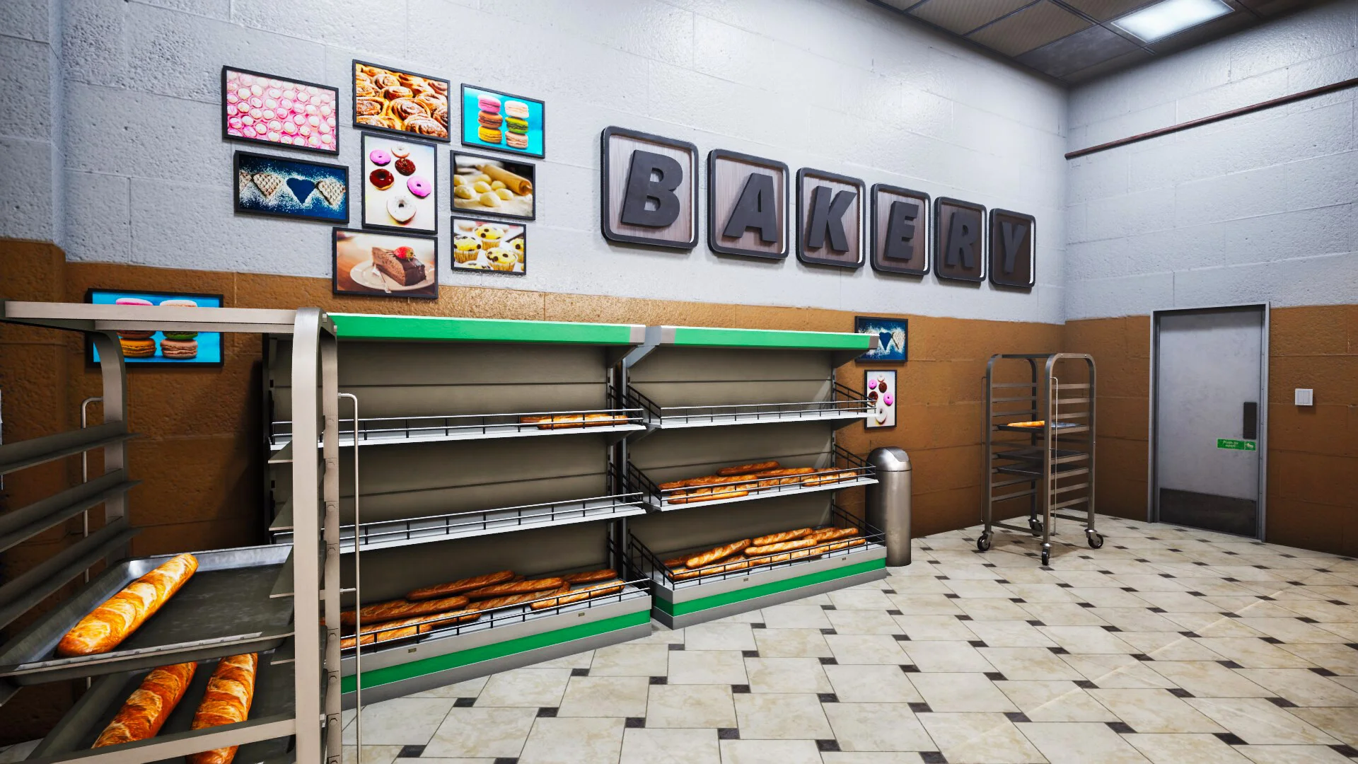 スーパー閉店作業シミュレーター『Before Exit: Supermarket』Steamウィンターセールで89％オフの88円に。従業員の夜間閉店業務を体験する異色ウォーキングシム