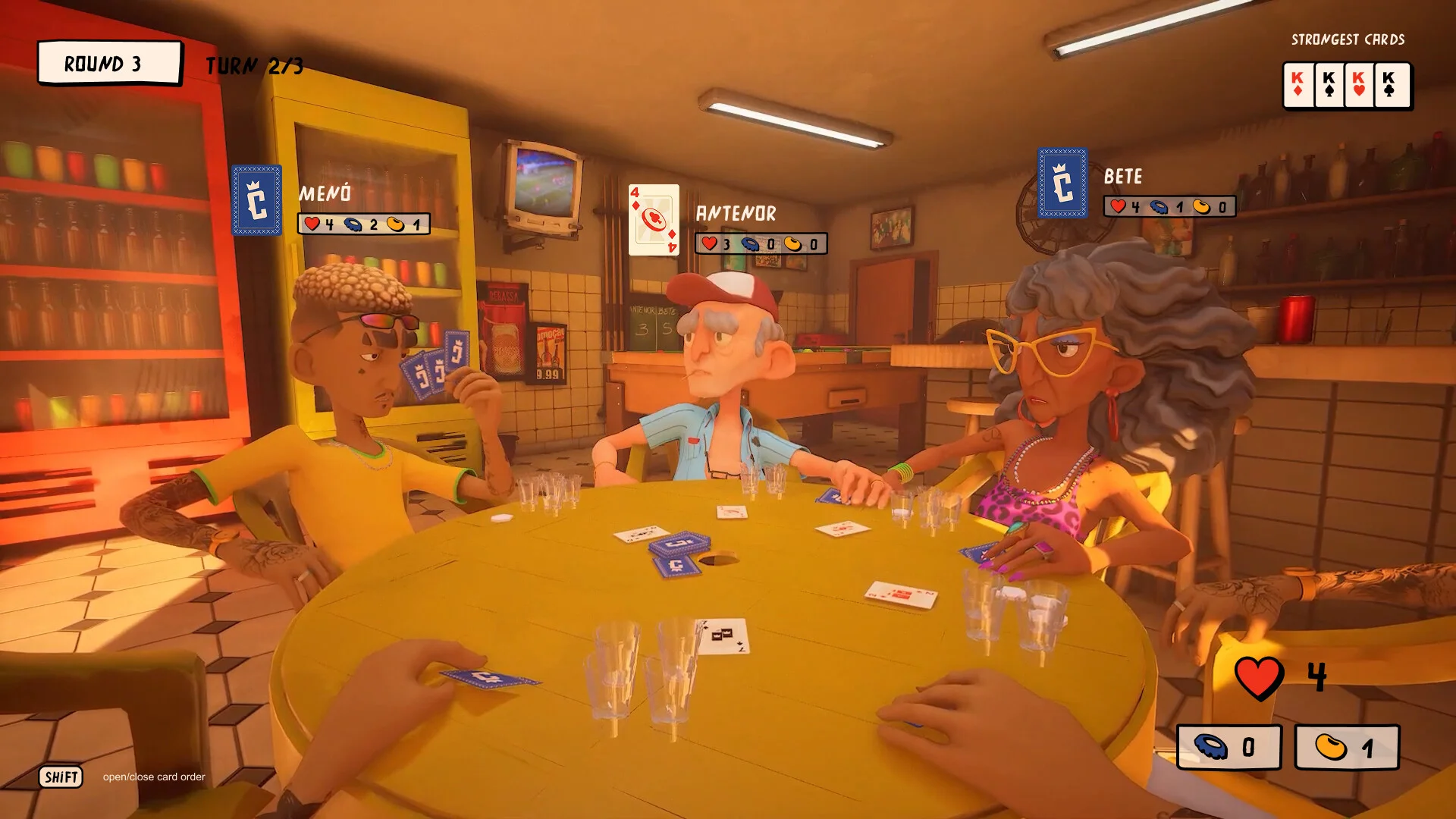 ブラジル伝統のバーゲームをオンラインで！『Capote』がSteamウィンターセールで20％オフ、友達と楽しむブラフとドリンクのカードバトル